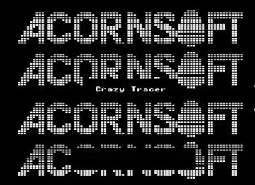 Crazy Tracer (1984)(Acornsoft) screen shot title
